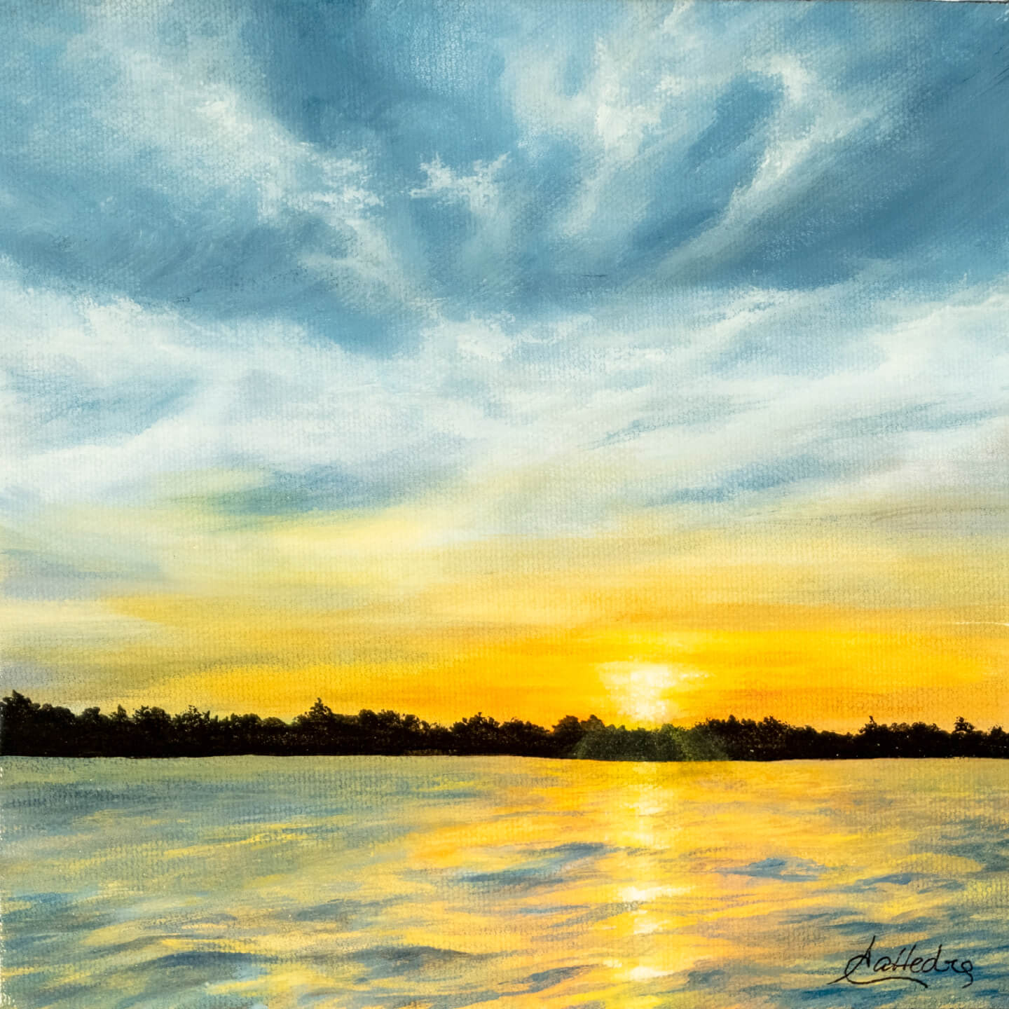 Sunset Over Simcoe